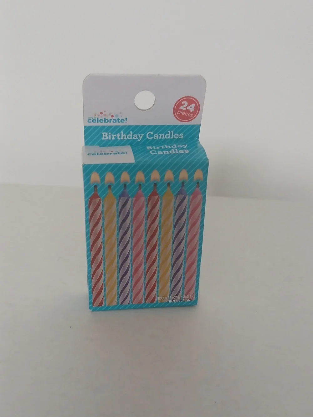 Multicolor Birthday Cake Candles Pack of 24 nwt